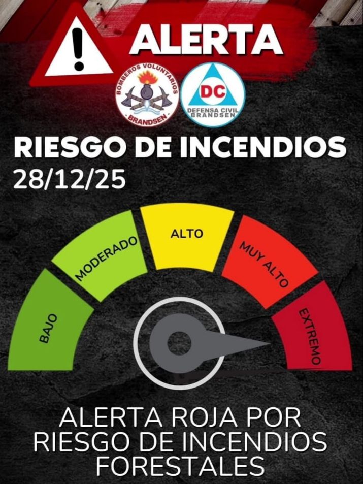 CALOR EXTREMO: BRANDSEN EN ALERTA ROJA POR RIESGO DE INCENDIOS&nbsp;FORESTALES