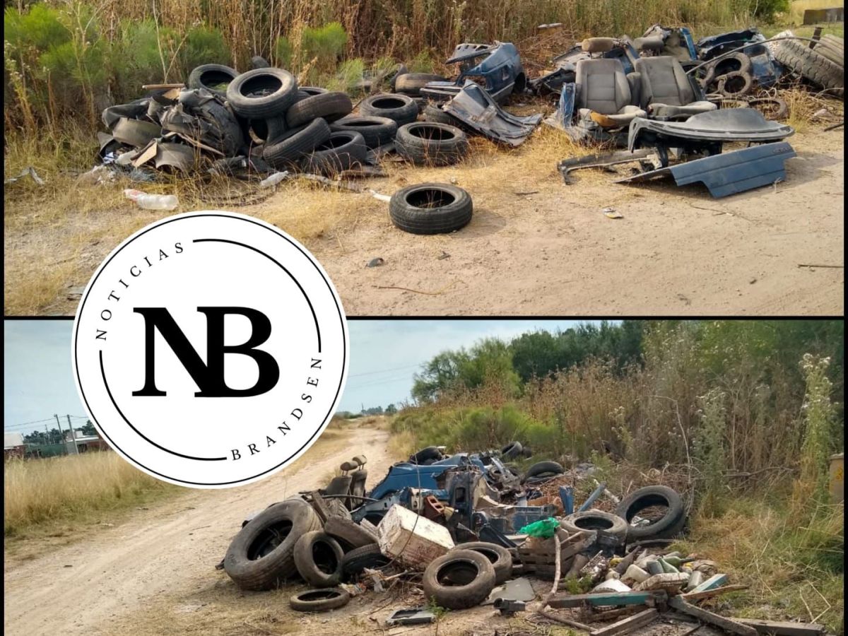 GOMAS, CHATARRA, ASIENTOS, Y MUGRE EN EL&nbsp;TERRAPLÉN