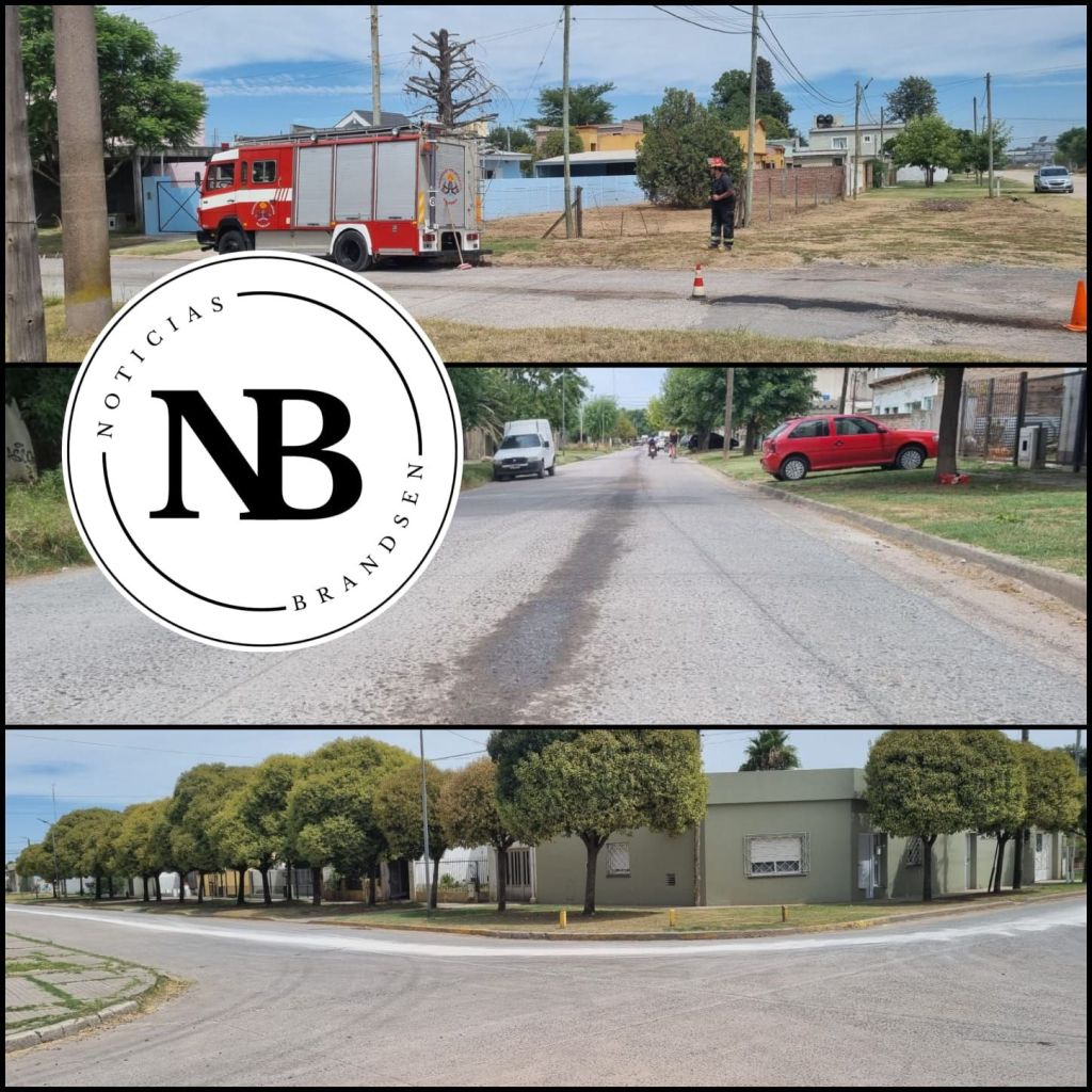 INTERVENCIÓN PREVENTIVA DE BOMBEROS POR UN DERRAME DE&nbsp;GASOIL