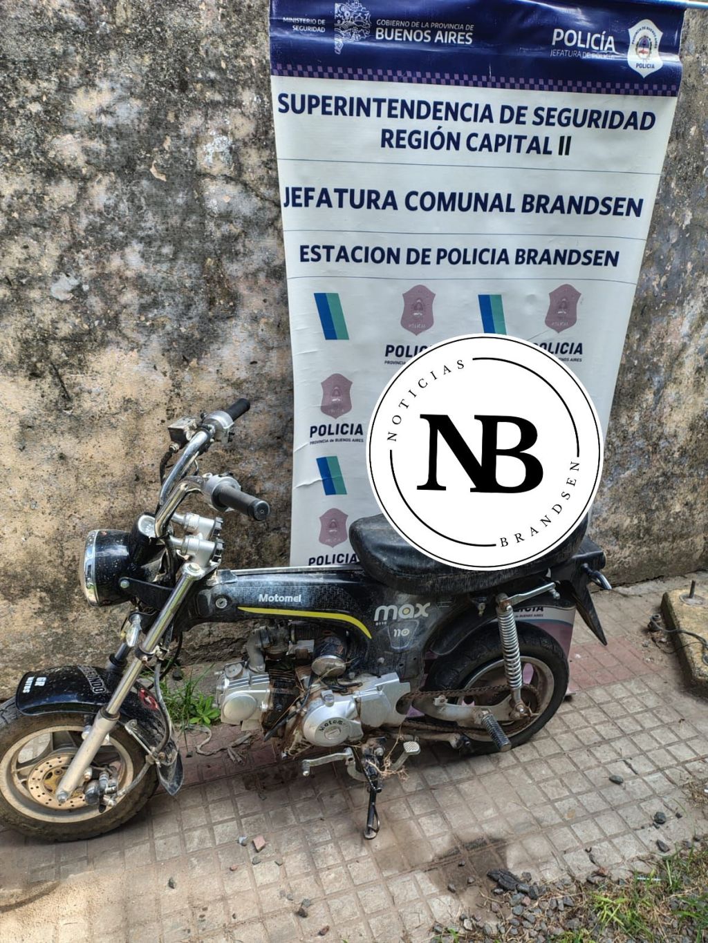 ENCONTRARON UNA MOTO QUE FUE ROBADA EN ENERO