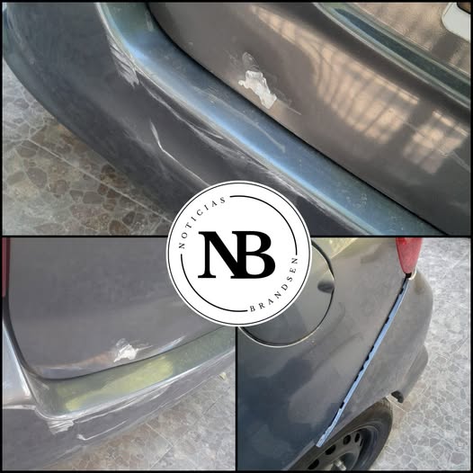 LE CHOCARON EL AUTO ESTACIONADO Y BUSCAN AL RESPONSABLE