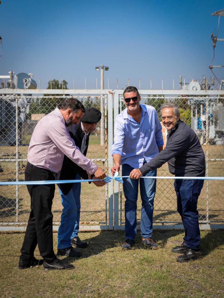SE INAUGURÓ LA AMPLIACIÓN DE LA SUBESTACIÓN ELÉCTRICA ÁREA 60