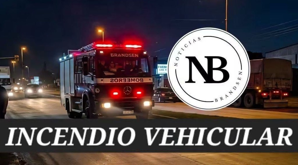 BOMBEROS CONTROLARON UN INCENDIO DE VEHÍCULO EN RUTA&nbsp;215
