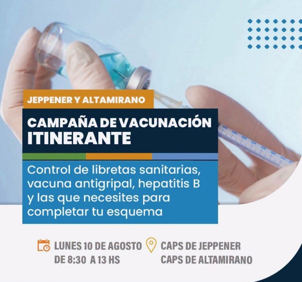 CAMPAÑA DE VACUNACIÓN&nbsp;ITINERANTE