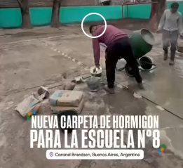 AVANZAN LAS OBRAS DE INFRAESTRUCTURAS EN LA ESCUELA PRIMARIA N°8