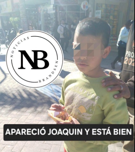 ENCONTRARON A JOAQUIN EN LANÚS Y ESTÁ BIEN