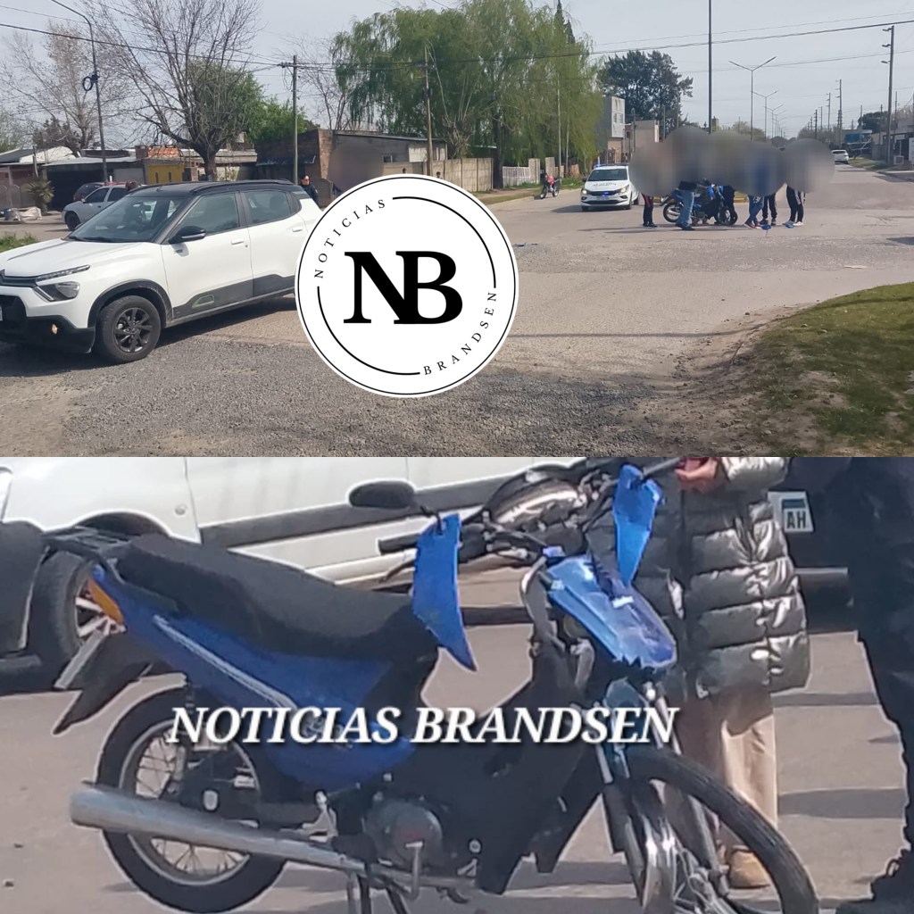 CHOQUE ENTRE UNA MOTO Y UN AUTO EN ITUZAINGÓ Y&nbsp;BELGRANO