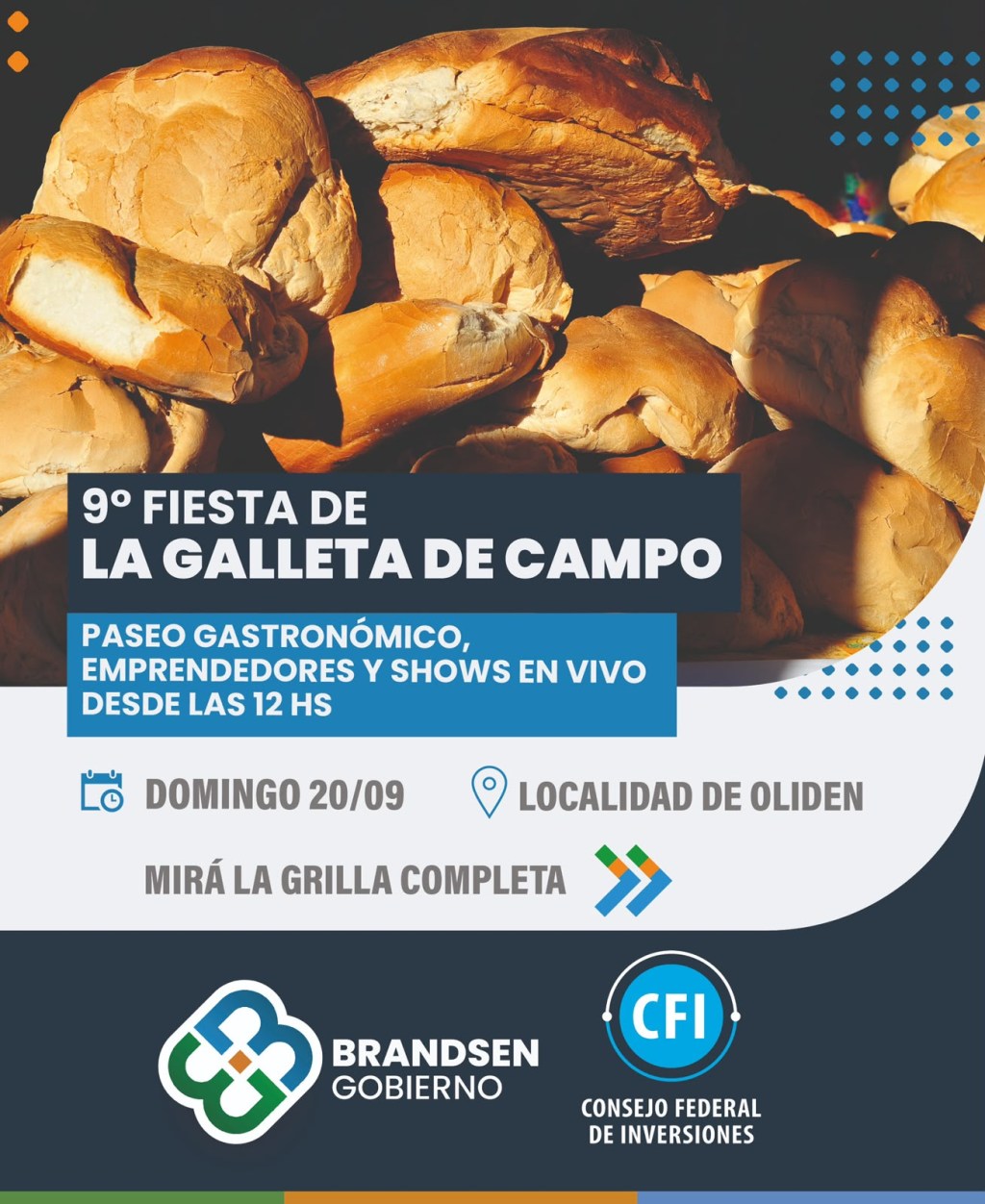 SE VIENE LA NOVENA FIESTA DE LA GALLETA DE CAMPO EN OLIDEN