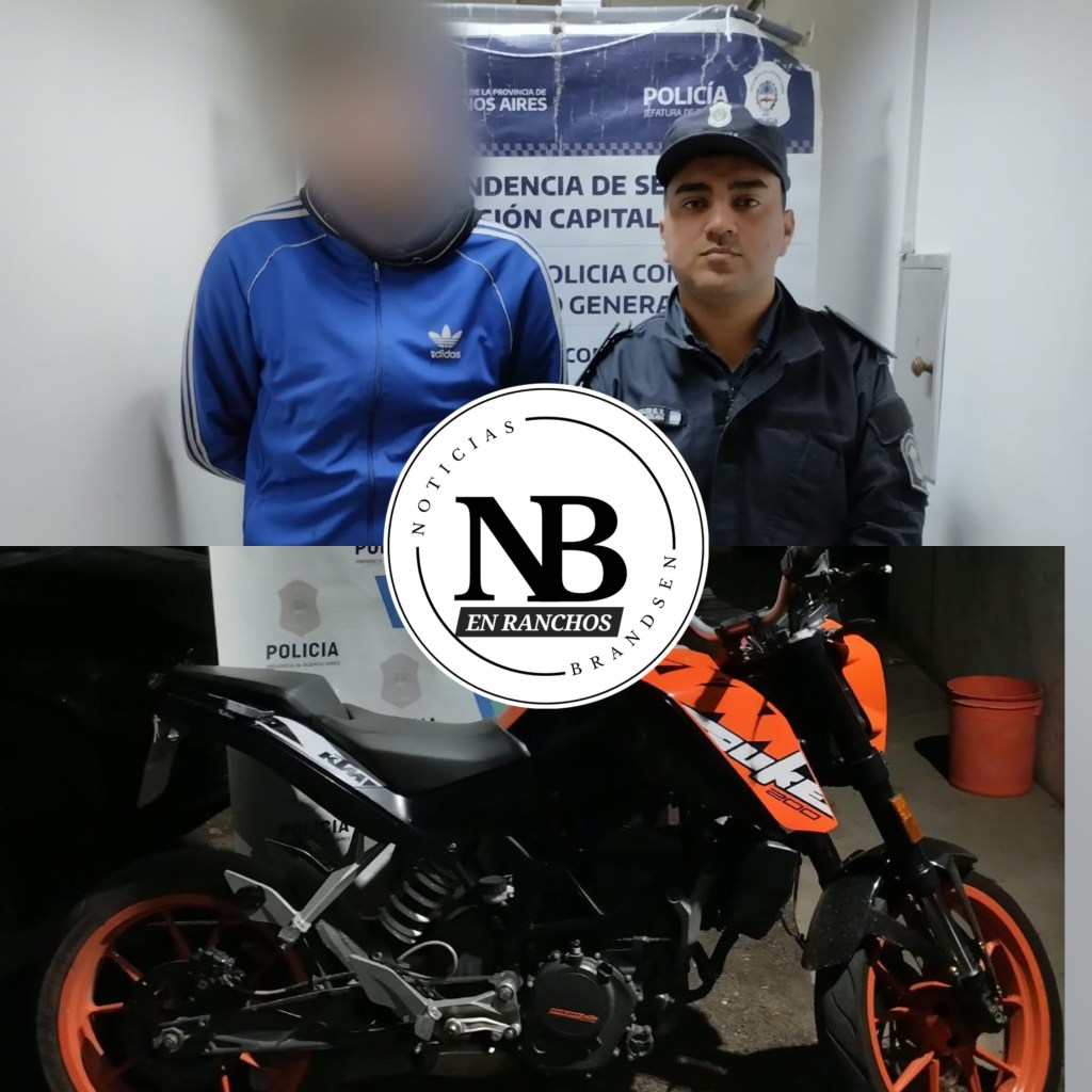 APREHENDEN A UN MOTOCICLISTA POR TRANSITAR EN CONTRAMANO Y RESISTIRSE A LA AUTORIDAD