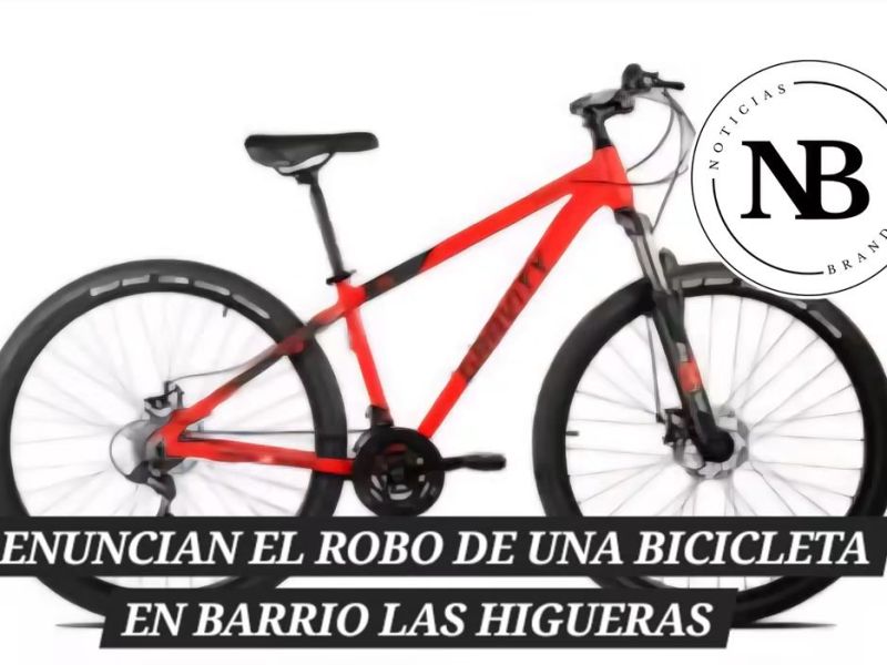 DENUNCIAN EL ROBO DE UNA BICICLETA EN BARRIO LAS&nbsp;HIGUERAS