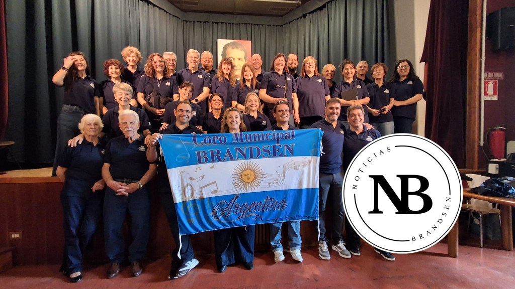 EL CORO DE BRANDSEN INICIÓ SU GIRA INTERNACIONAL Y CANTÓ EN UN COLEGIO DE ITALIA